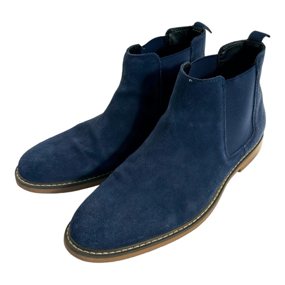 Abound Zane Blue Suede Chelsea Boot (Men) 10.5